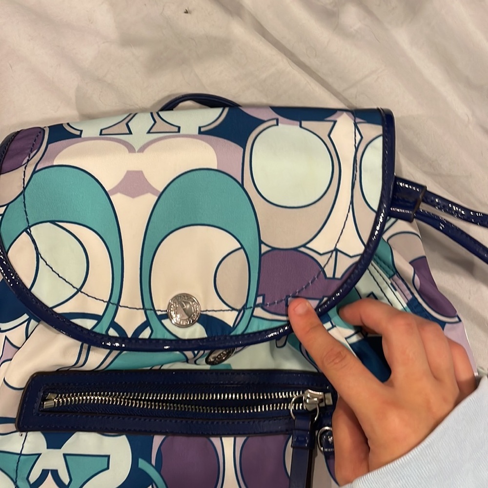 Coach patterned Drawstring Backpack - Picture 5 of 6